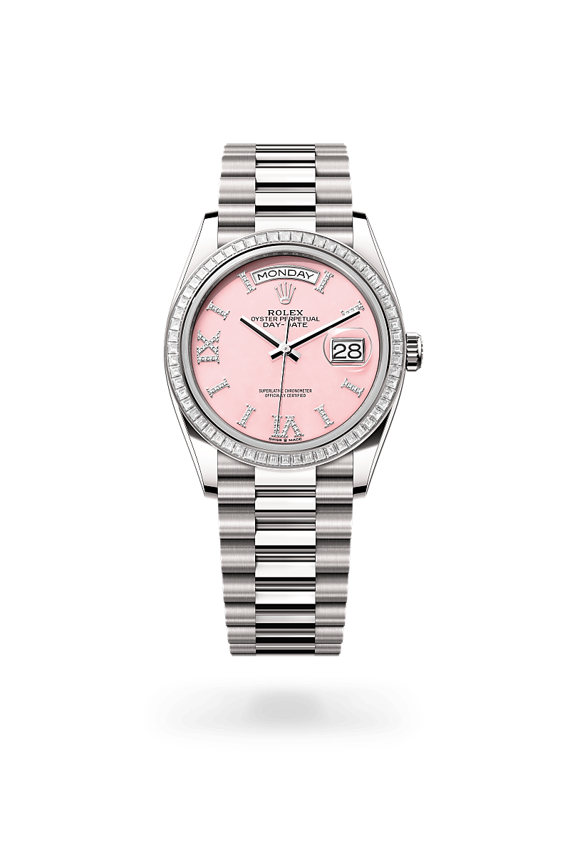 Rolex Day-Date 36 M128399TBR-0009 Herrenuhr - Oyster, 36 mm, Weißgold mit Diamanten