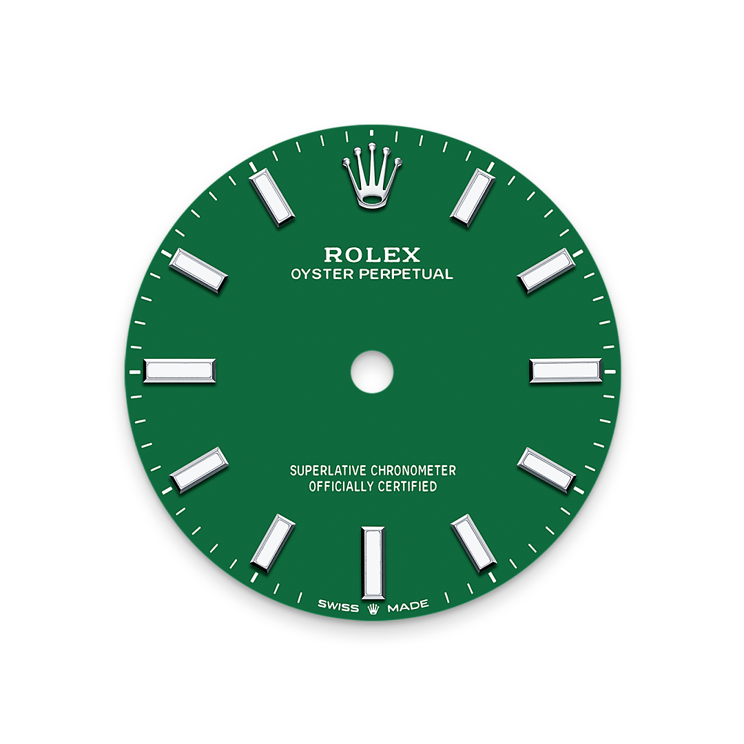 Grünes Zifferblatt