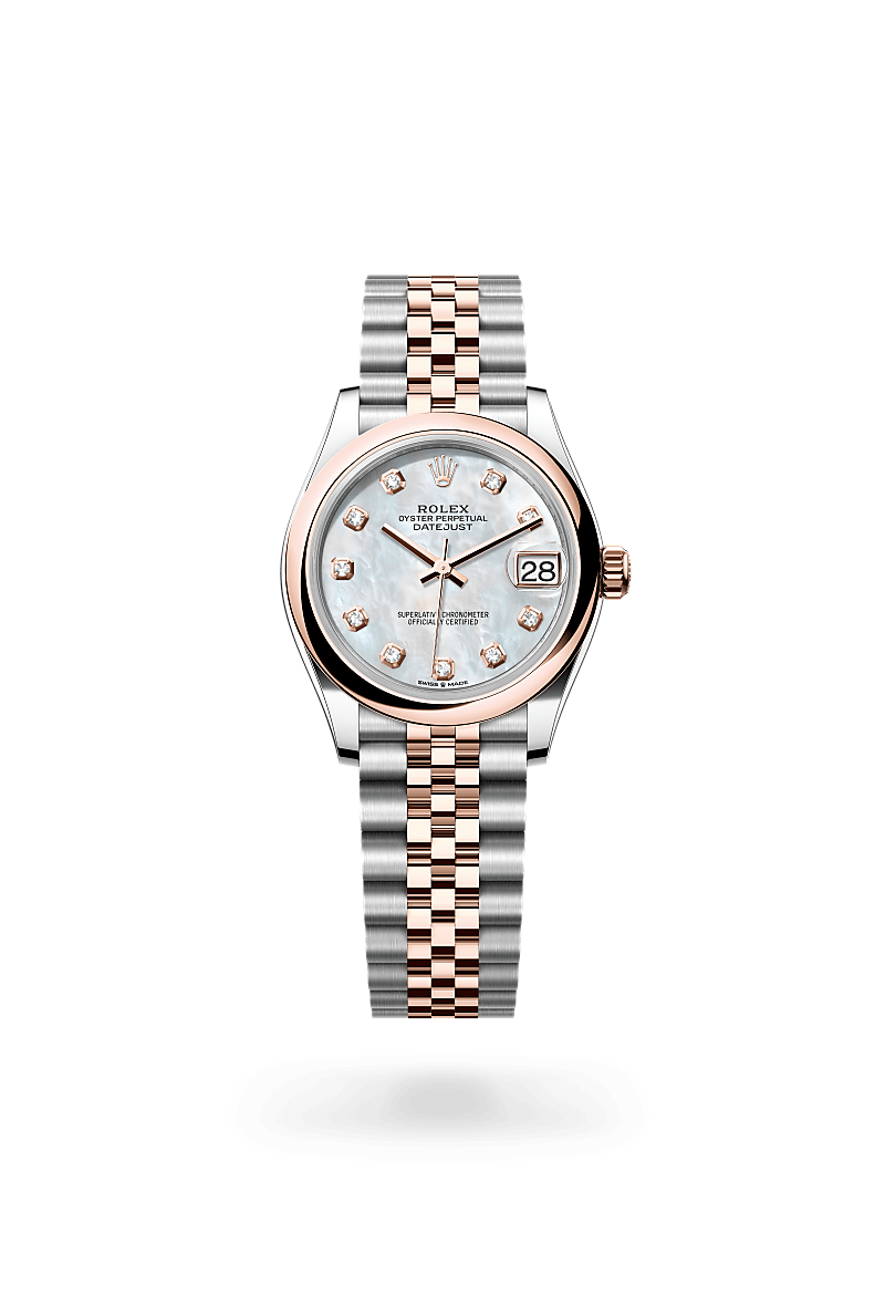 Rolex Datejust 31 Herrenuhr (M278241-0026) Oyster, 31 mm, Edelstahl Oystersteel und Everose-Gold