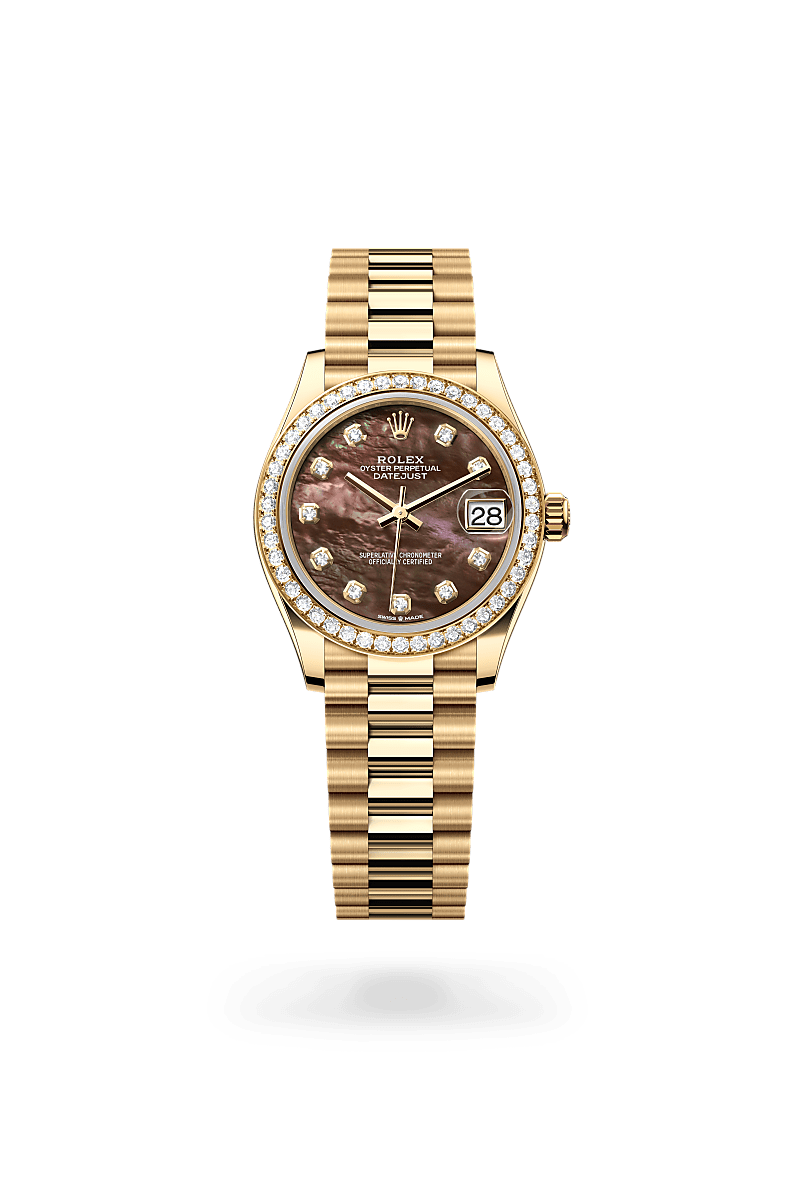 Rolex Datejust 31 M278288RBR-0032 Herrenuhr - Oyster, 31 mm, Gelbgold mit Diamanten