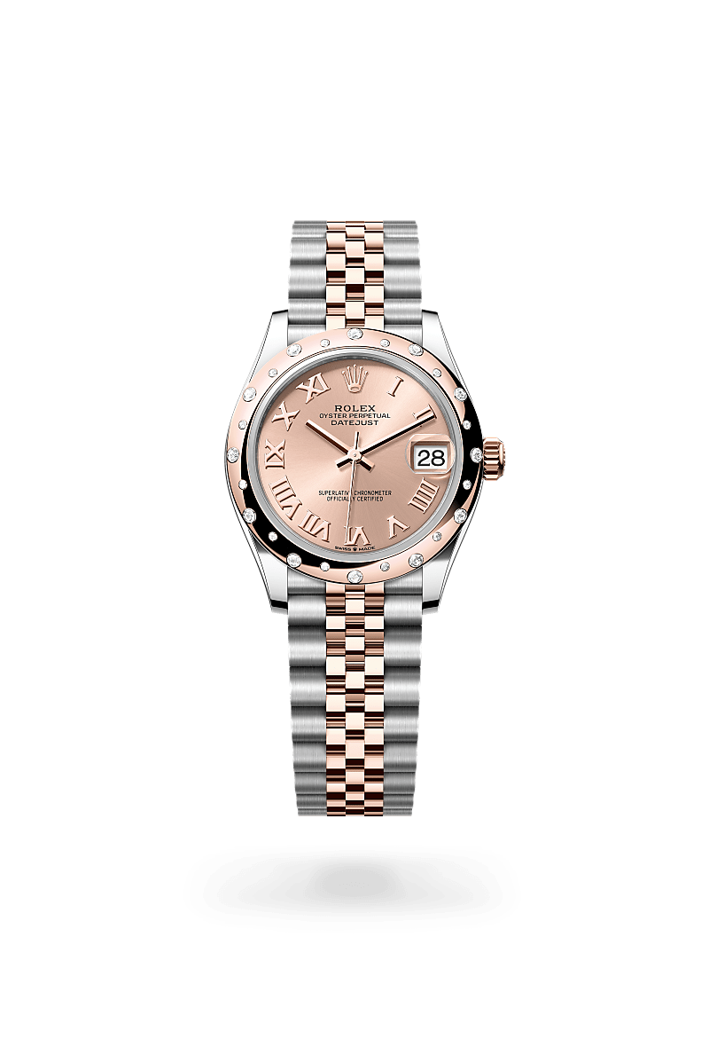 Rolex Datejust 31 Herrenuhr (M278341RBR-0006) Oyster, 31 mm, Edelstahl Oystersteel und Everose-Gold mit Diamanten