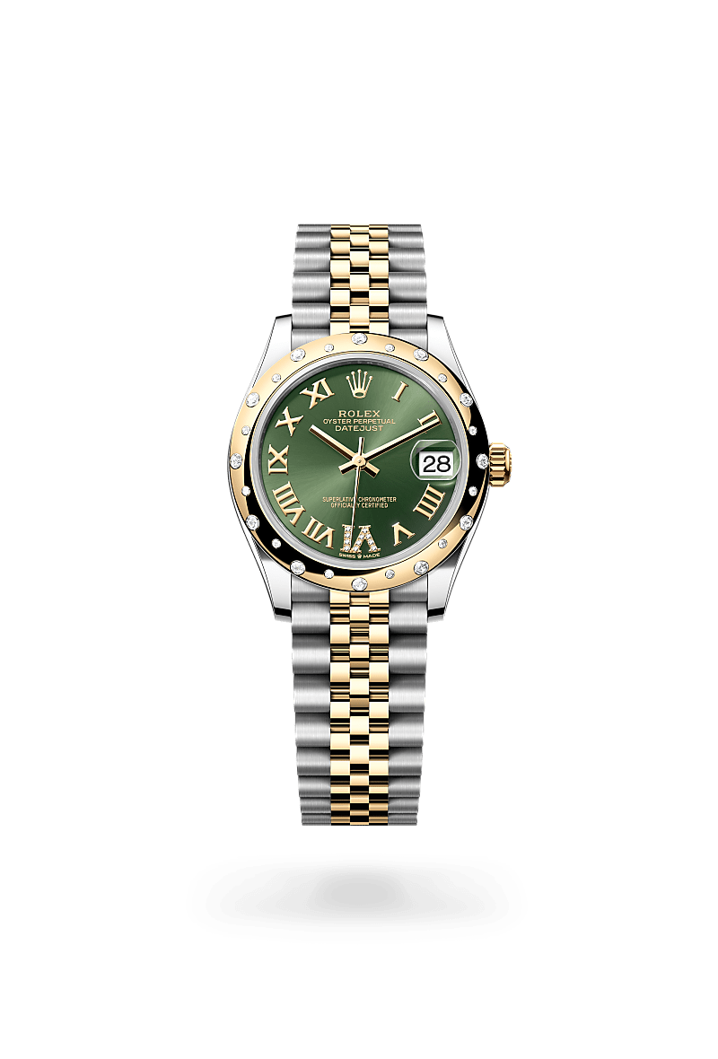 Rolex Datejust 31 M278343RBR-0016 Herrenuhr / Damenuhr - Oyster, 31 mm, Edelstahl Oystersteel und Gelbgold mit Diamanten