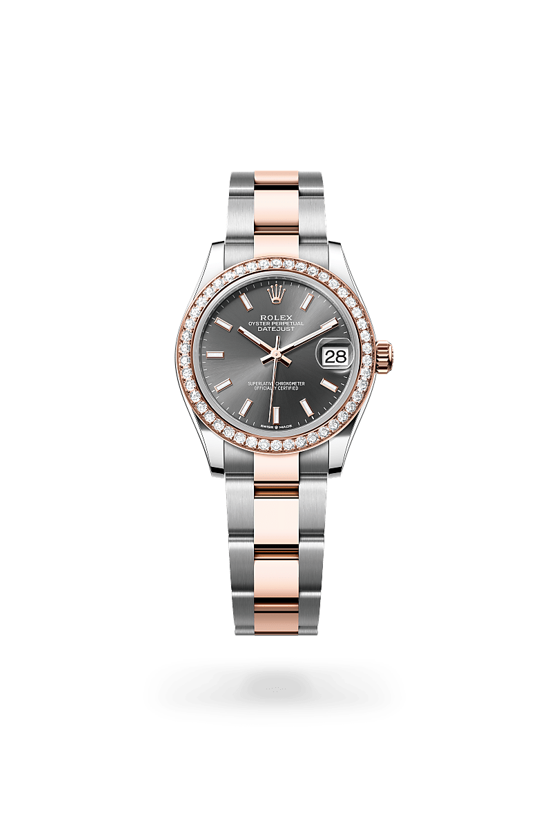 Rolex Datejust 31 Herrenuhr (M278381RBR-0017) Oyster, 31 mm, Edelstahl Oystersteel und Everose-Gold mit Diamanten