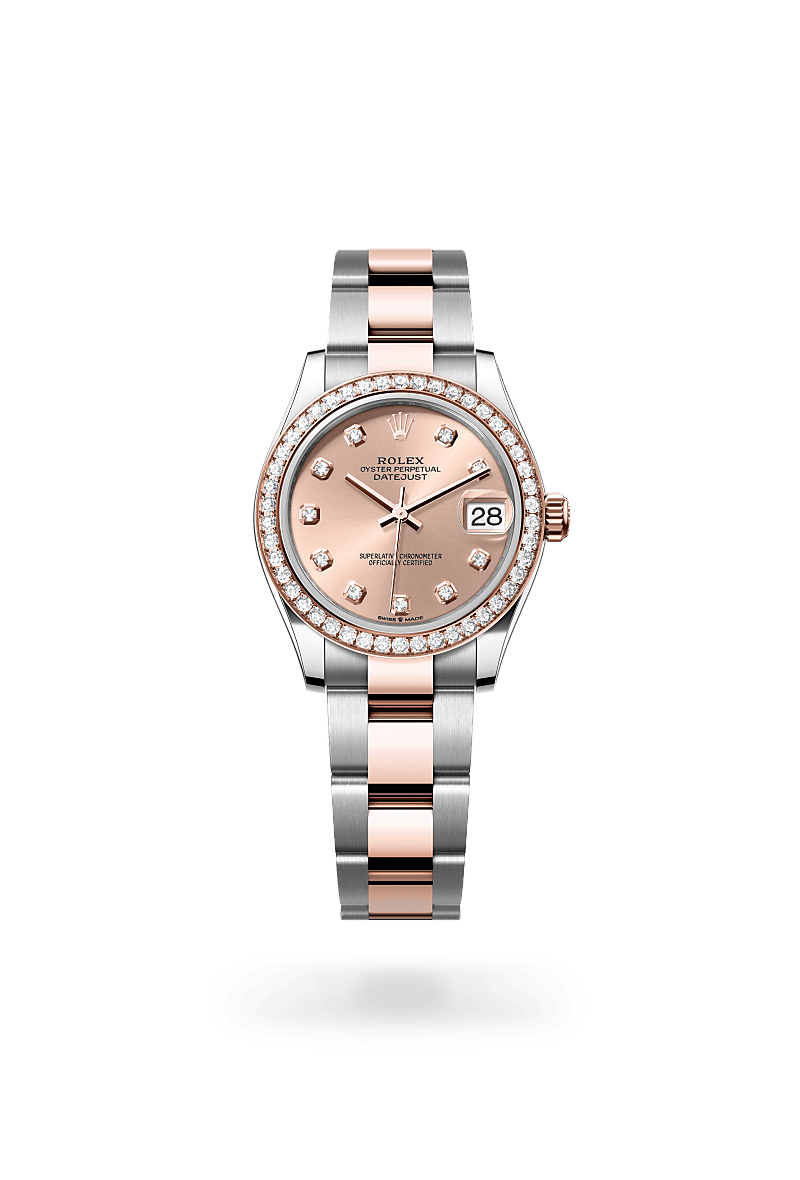 Rolex Datejust 31 M278381RBR-0023 Herrenuhr / Damenuhr - Oyster, 31 mm, Edelstahl Oystersteel und Everose-Gold mit Diamanten