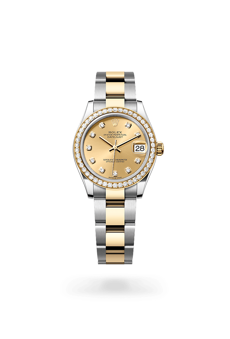 Rolex Datejust 31 M278383RBR-0025 Herrenuhr / Damenuhr - Oyster, 31 mm, Edelstahl Oystersteel und Gelbgold mit Diamanten