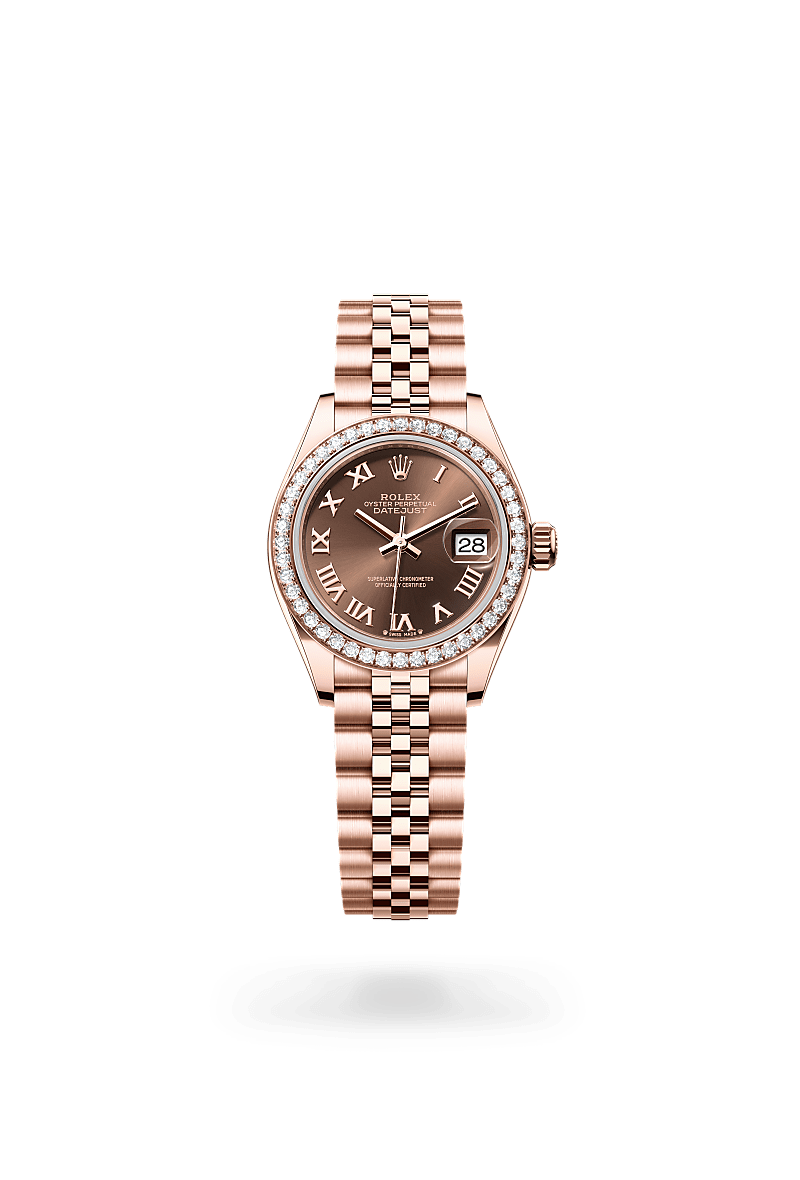 Rolex Lady-Datejust Herrenuhr (M279135RBR-0012) Oyster, 28 mm, Everose-Gold mit Diamanten