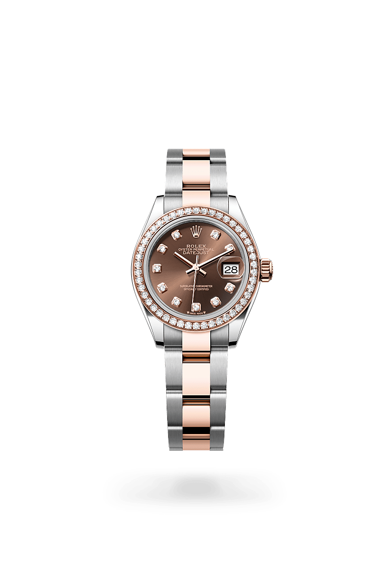 Rolex Lady-Datejust Herrenuhr (M279381RBR-0012) Oyster, 28 mm, Edelstahl Oystersteel und Everose-Gold mit Diamanten