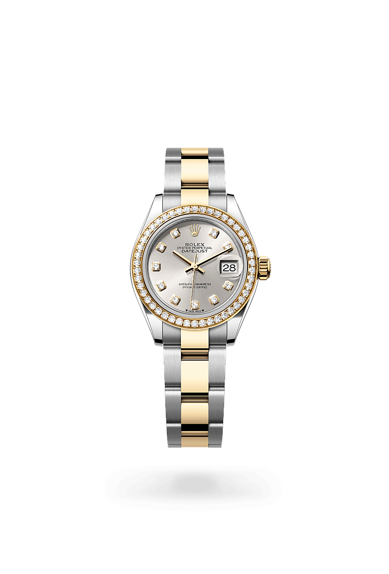 Rolex Lady-Datejust Herrenuhr (M279383RBR-0008) Oyster, 28 mm, Edelstahl Oystersteel und Gelbgold mit Diamanten