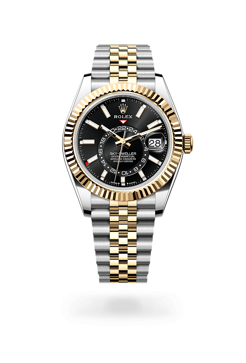 Rolex Sky-Dweller Herrenuhr (M336933-0004) Oyster, 42 mm, Edelstahl Oystersteel und Gelbgold