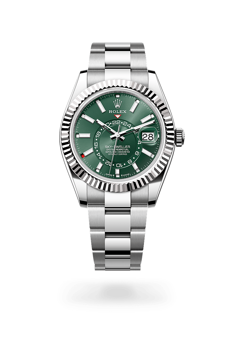 Rolex Sky-Dweller Herrenuhr (M336934-0001) Oyster, 42 mm, Edelstahl Oystersteel und Weißgold