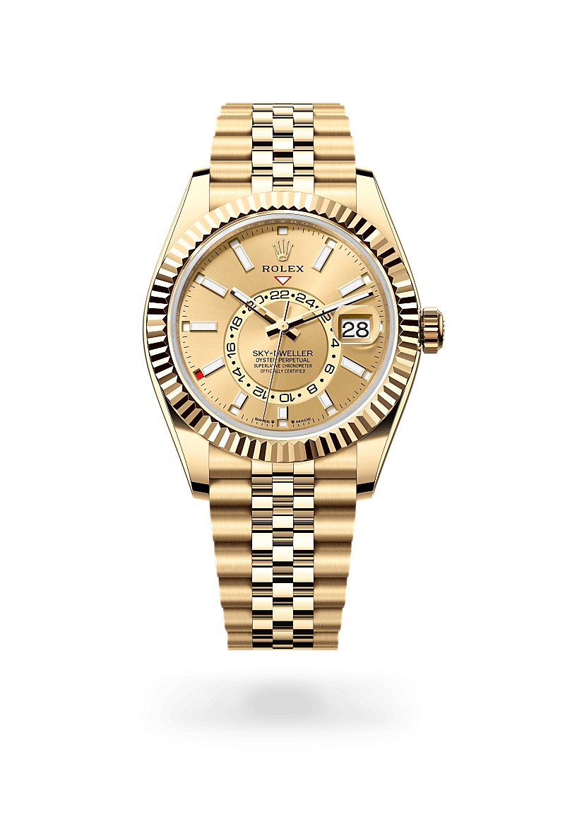 Rolex Sky-Dweller Herrenuhr (M336938-0004) Oyster, 42 mm, Gelbgold