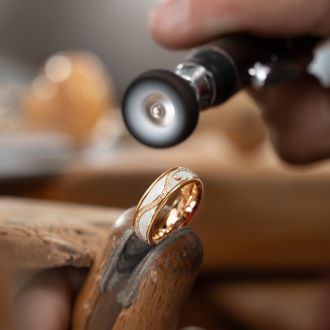 klein Ringe MEIN GLÜCK brillant Manufaktur Polieren