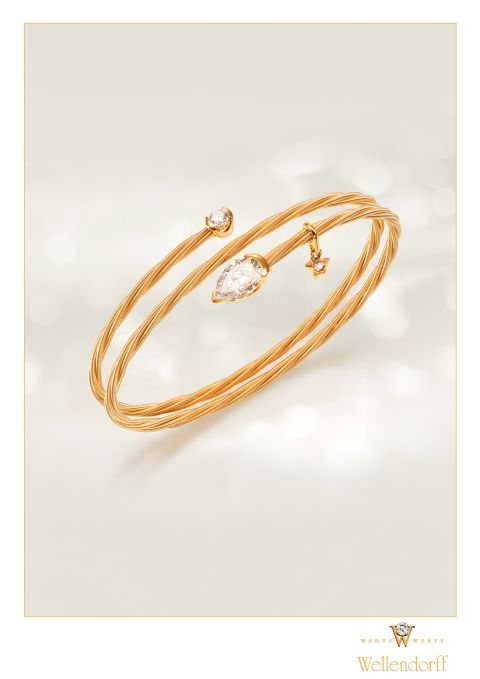 Armband UMARME MICH. Power of diamond drop Mood